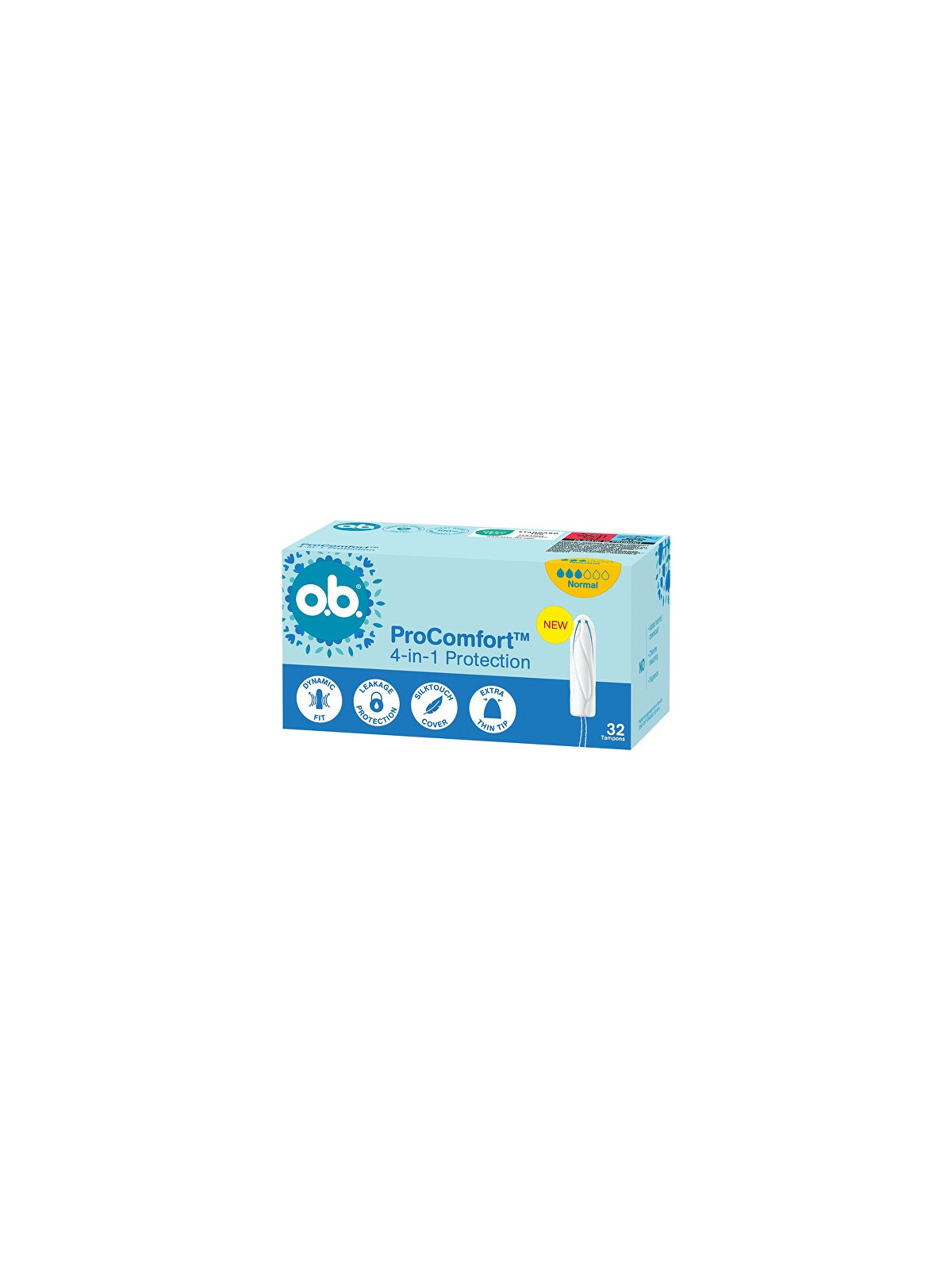 O.b. Tamponi ProComfort Normali, 64 pezzi.