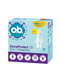 O.b. Tamponi normali Extra Protect, 56 pezzi.