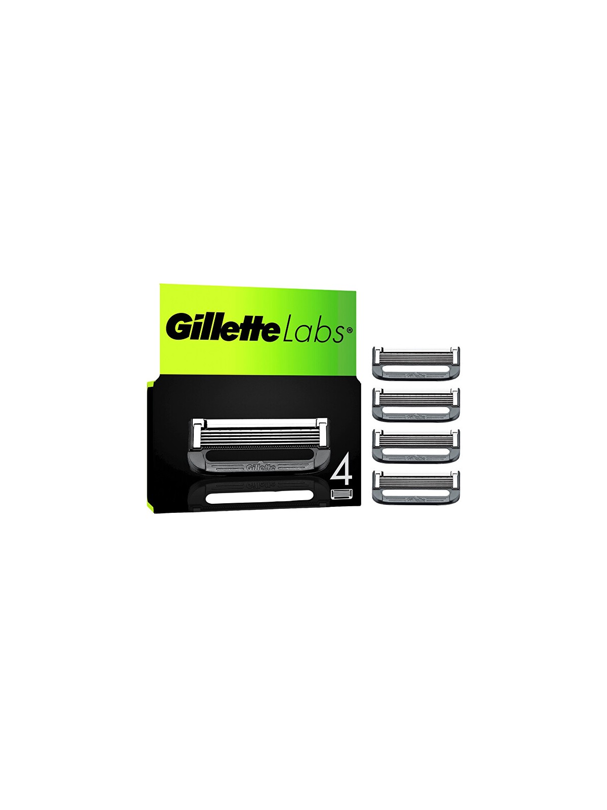 Gillette Testine di ricambio Labs - Variante: 4 pezzi uomo