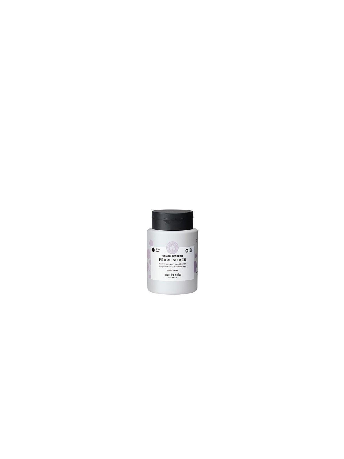 Maria Nila Maschera nutriente fine senza pigmenti coloranti permanenti Argento Perla (Maschera Rinfrescante Colore) 100ml donna