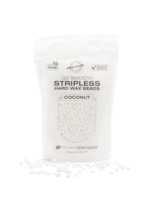 Rio-Beauty Perle di cera depilatoria al cocco, cera dura senza strisce, 5 x 100 g donna