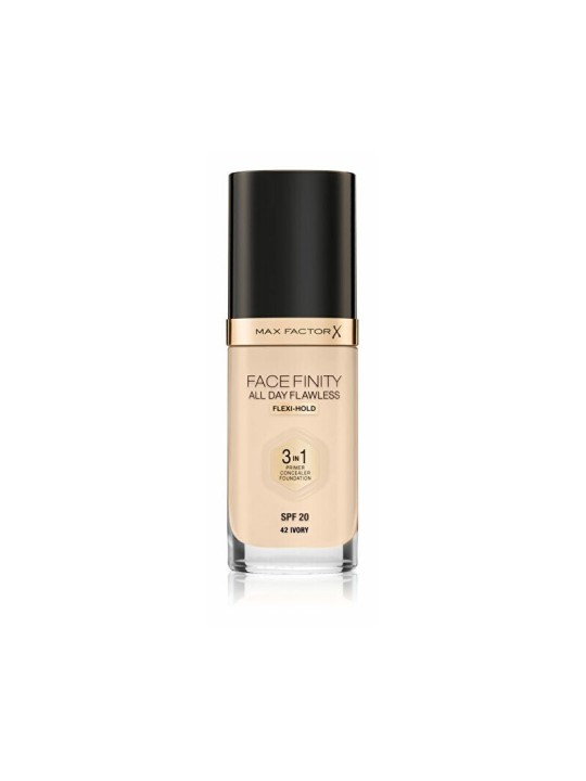 Max Factor All Day Flawless Facefinity 3 in 1 Makeup 30ml 77 Soft Honey
