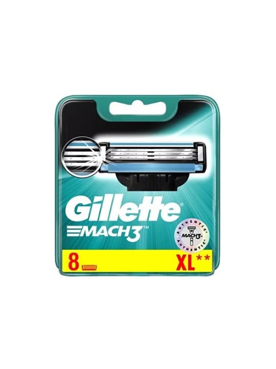 Testine di Ricambio Gillette Mach3 Uomo 16 unitï¿½ï¿½