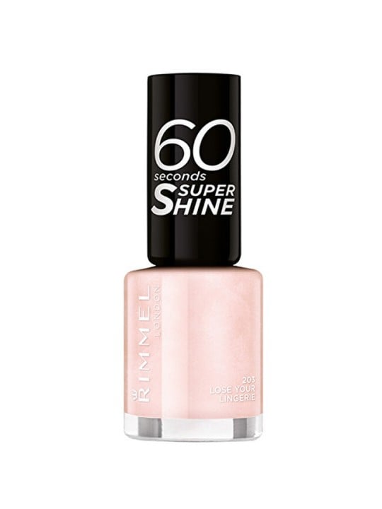 Rimmel 60 Secondi Super Shine Smalto per Unghie 8 ml 310 Double Decker Rosso donna