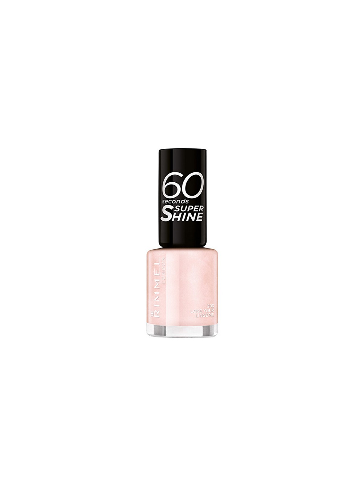 Rimmel 60 Secondi Super Shine Smalto per Unghie 8 ml 310 Double Decker Rosso donna