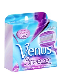 Gillette Venus Breeze disposable razor blades 4 pcs
