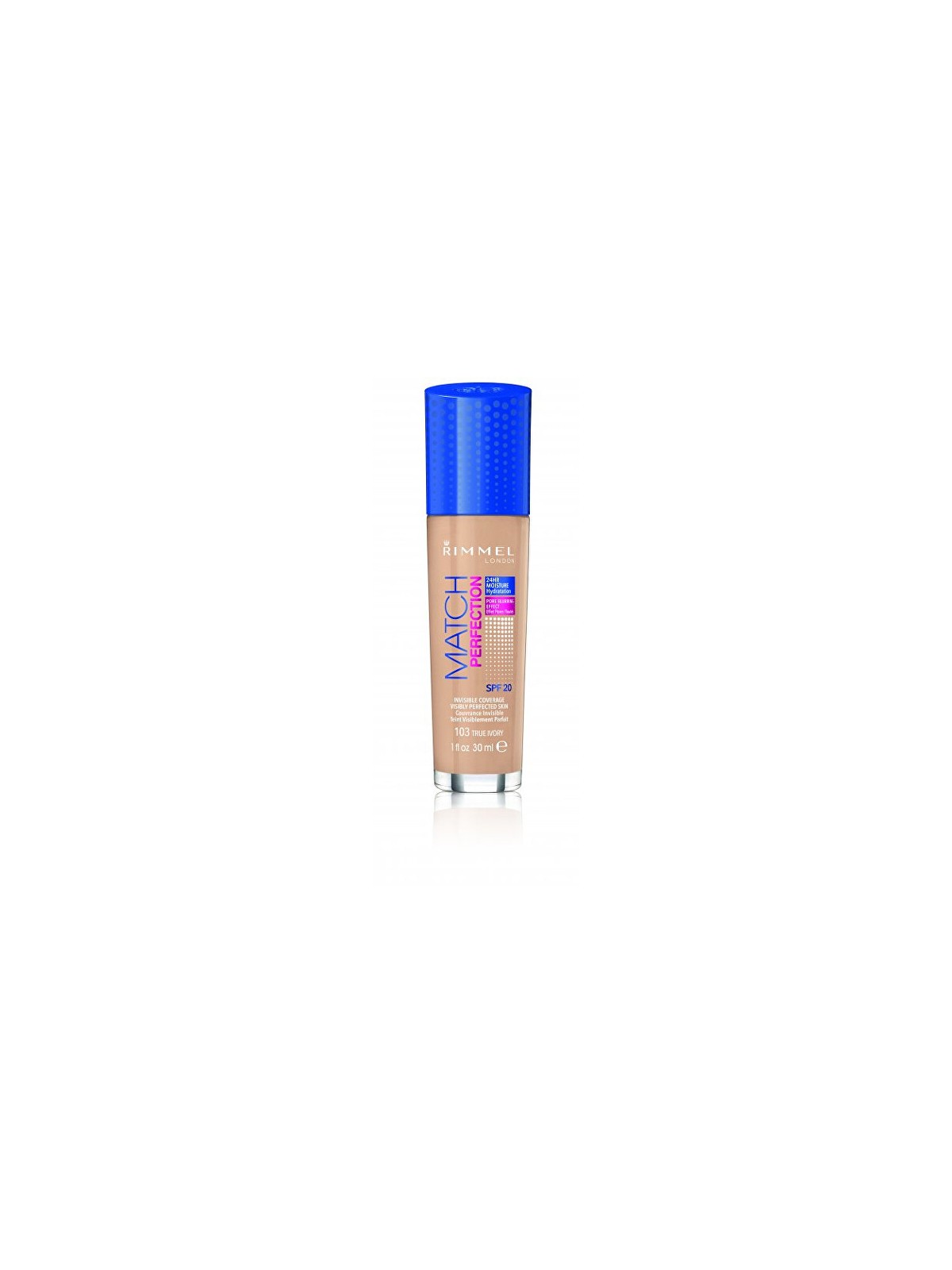 Fondotinta Rimmel London MAKEUP MATCH PERFECTION SPF 25 201 Beige Classico donna