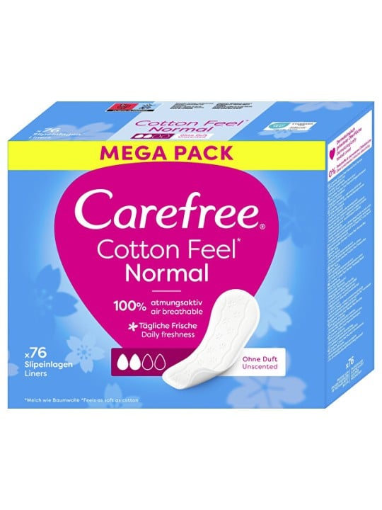 Fodere in cotone Carefree con estratto di cotone 76 pezzi donna