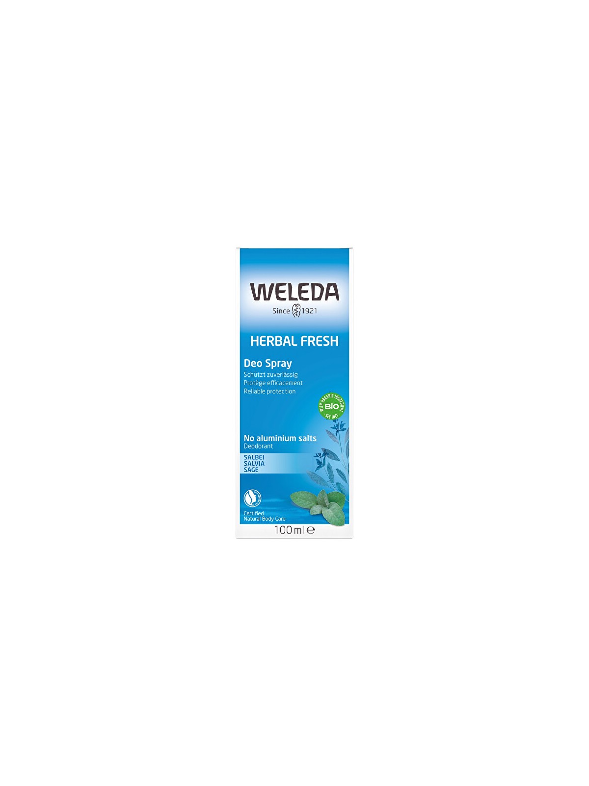Weleda Salt Deodorant - Refill donna 200ml Natural Herbs