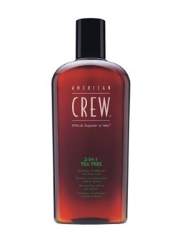 American Crew Tea Tree 3In1 Shampoo Conditioner & Body Wash uomo 450ml