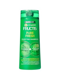 GARNIER Shampoo rinforzante Fructis Pure Fresh capelli grassi donna 400ml