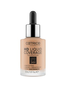 Fondotinta Catrice Liquid MakeUp HD Copertura liquida 30 ml 030 Sand Beige
