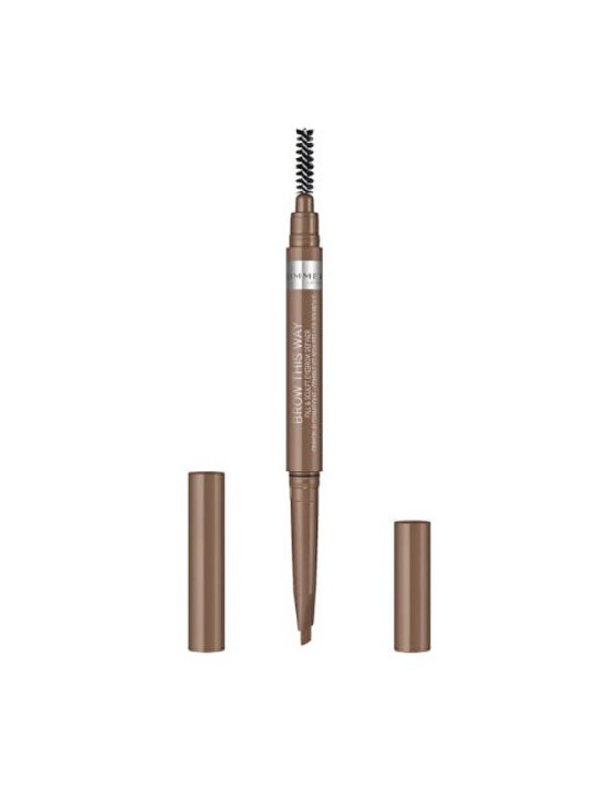 Matita per Sopracciglia Rimmel London Brow This Way 02 Marrone Medio
