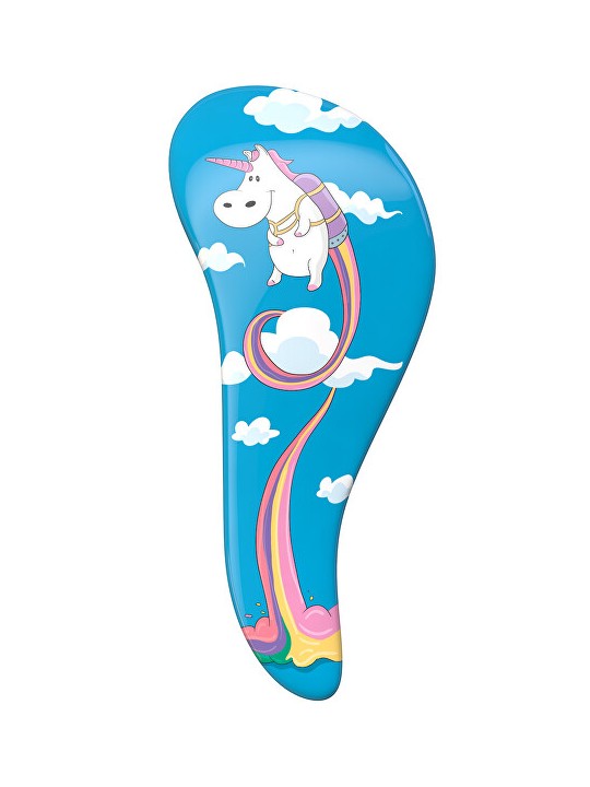 Dtangler Districante The Mini Brush Spazzola per capelli per bambini donna Unicorn Blue