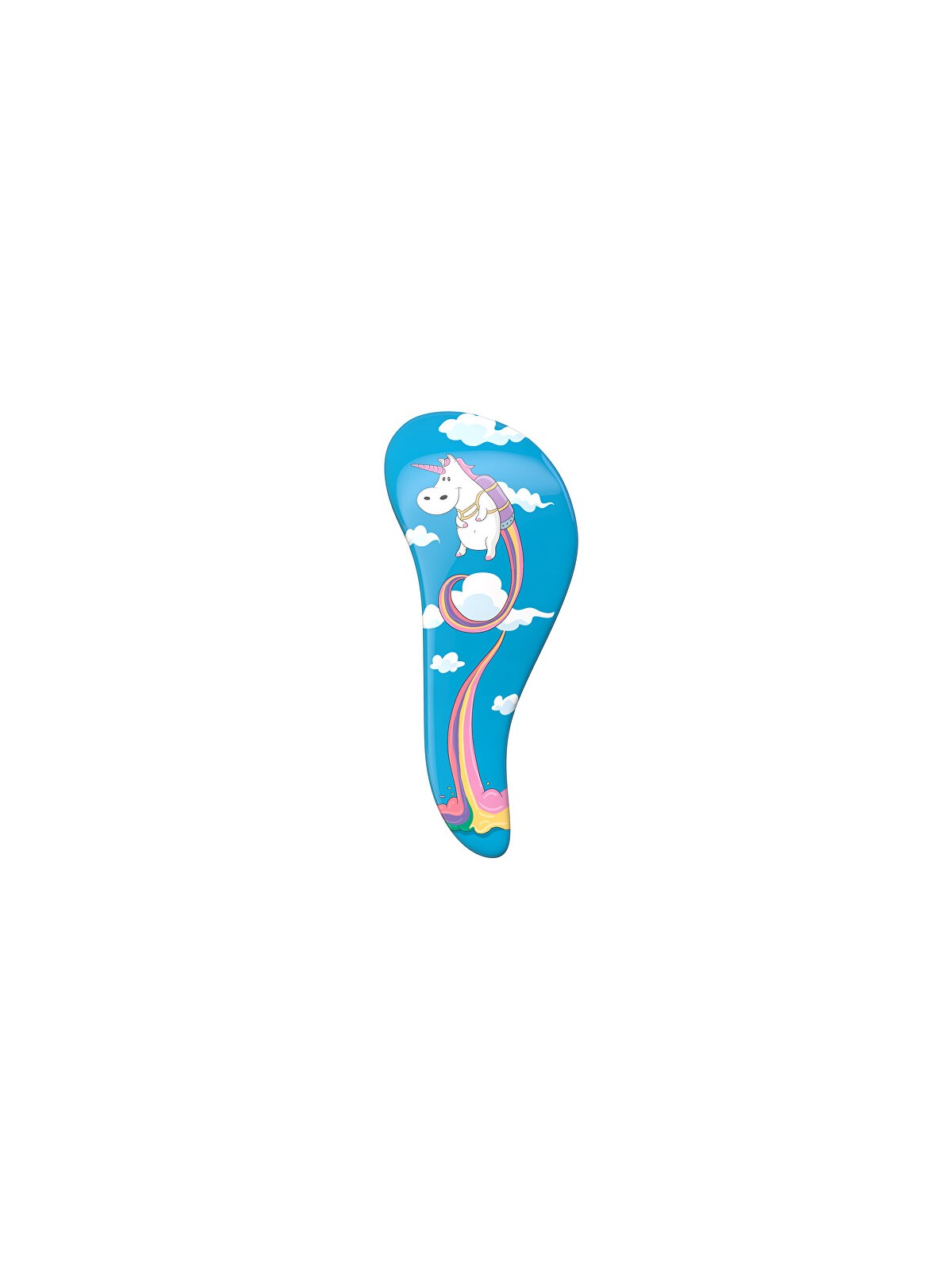 Dtangler Districante The Mini Brush Spazzola per capelli per bambini donna Unicorn Blue