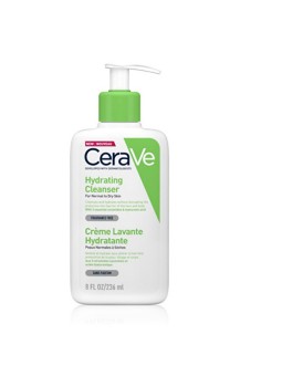 CeraVe Detergente Idratante con Pompa unisex 236ml per Pelle Normale e Secca