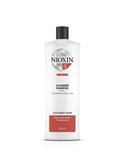 Nioxin SYSTEM 4 - Shampoo - Capelli Tinti e Danneggiati con Trattamento Anti-Indebolente Avanzato 1000ml unisex