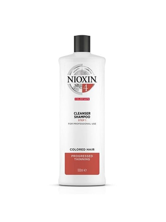 Nioxin SYSTEM 4 - Shampoo - Capelli Tinti e Danneggiati con Trattamento Anti-Indebolente Avanzato 1000ml unisex