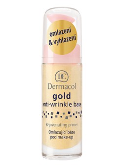 Dermacol Base antirughe dorata Base ringiovanente sotto il trucco con oro donna 20ml