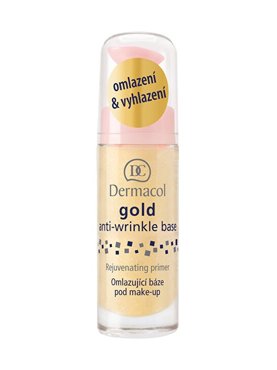 Dermacol Base antirughe dorata Base ringiovanente sotto il trucco con oro donna 20ml