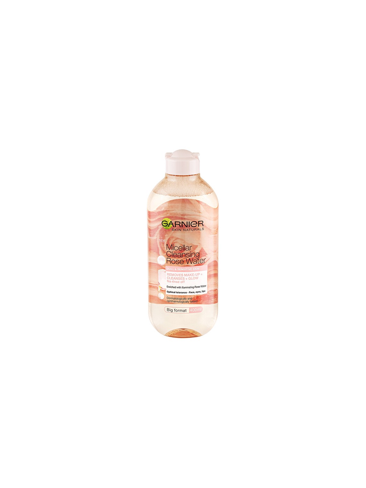 Acqua micellare con acqua di rose