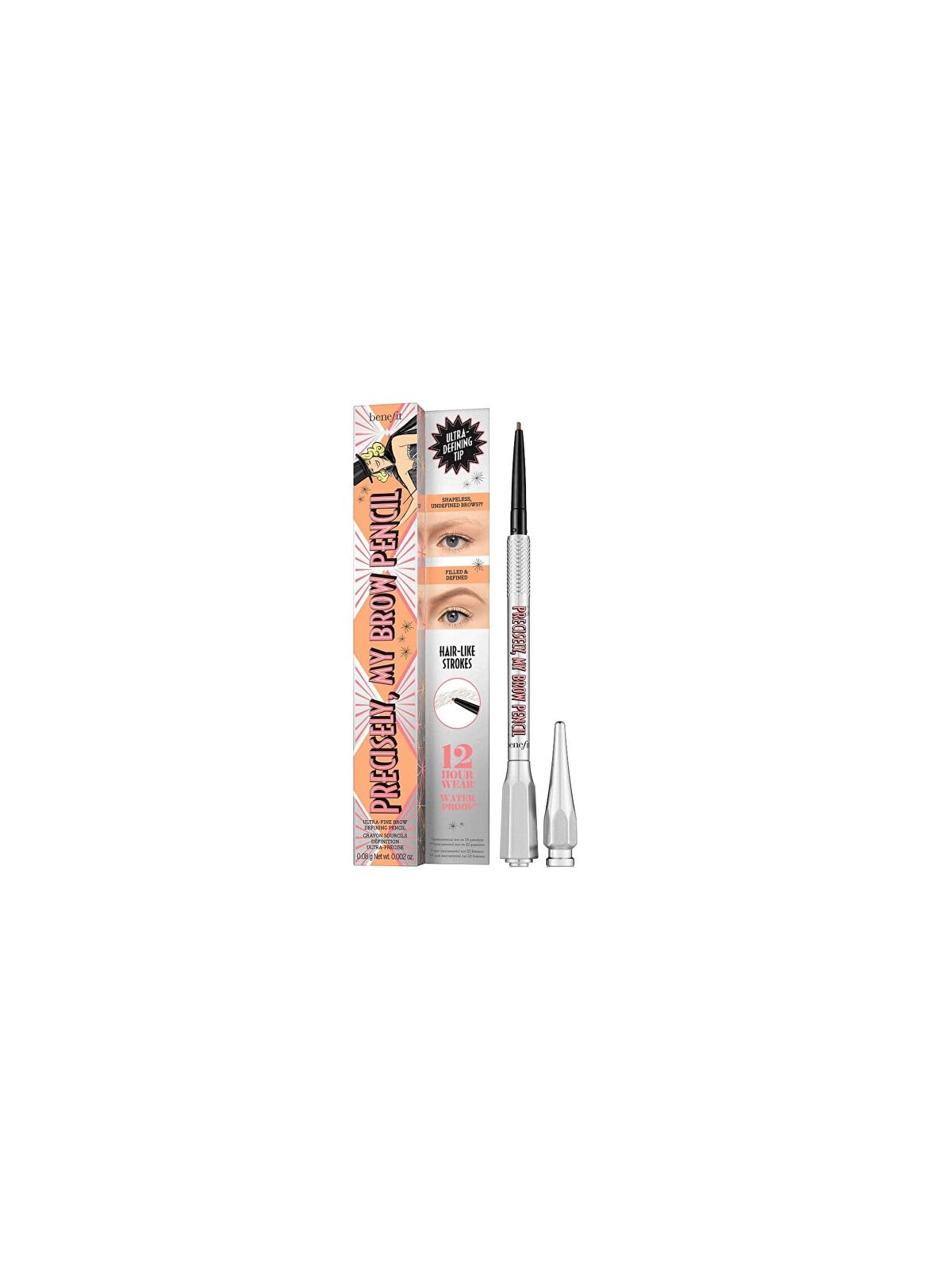 Benefit Precisely My Brow Matita per Sopracciglia Donna 3.5 Marrone Medio Neutro