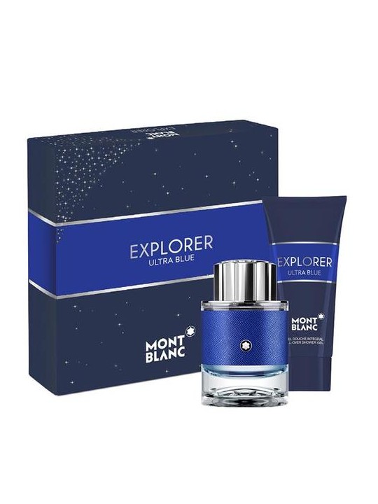 Mont Blanc Explorer Ultra Blue Drkov sada Eau de Parfum 60 ml a