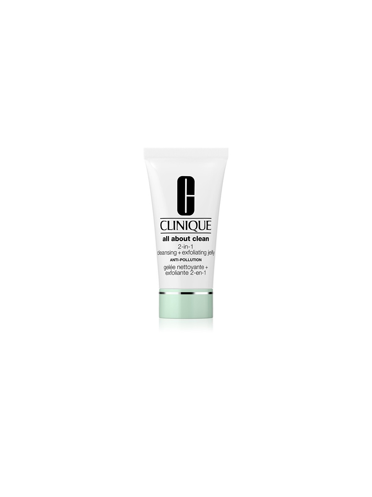 Clinique All About Clean 2-in-1 Detergente Esfoliante Jelly gel detergente viso delicato pulizia profonda 150ml