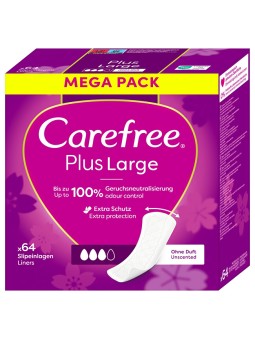 Carefree Salvaslip Plus Large profumo delicato donna 64 unit