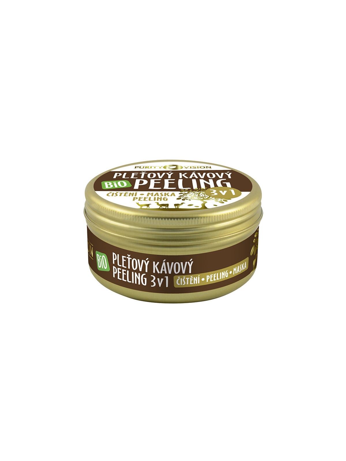 Peeling cutaneo al caffï¿½ï¿½ bio 3 in 1