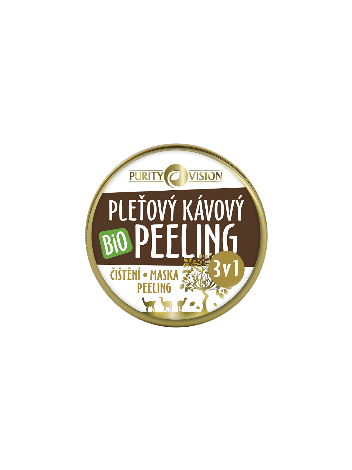 Peeling cutaneo al caffï¿½ï¿½ bio 3 in 1