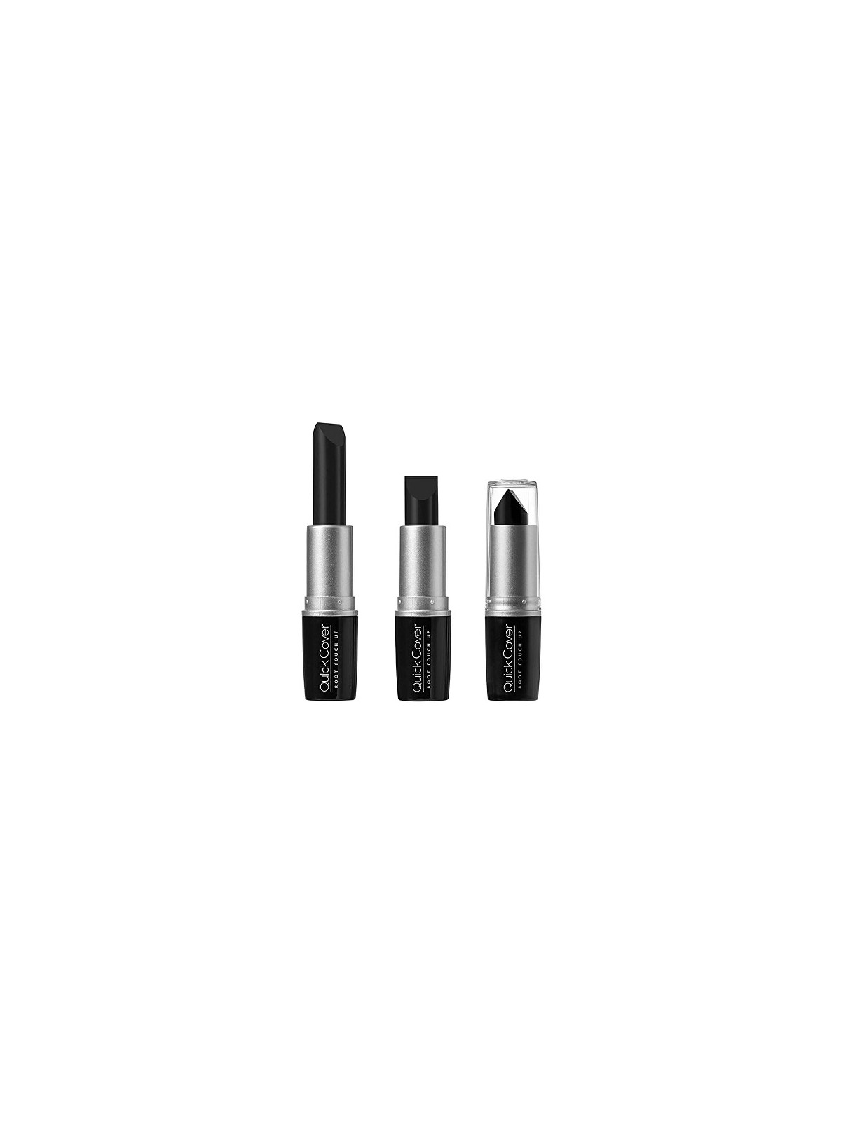 Kiss My Face Stick per ritocco capelli grigi Quick Cover 6 g donna Black