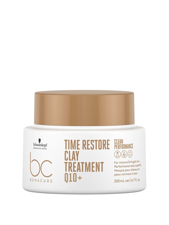 Schwarzkopf Professional BC Bonacure Q10 Time Restore Maschera trattamento allargilla donna 200ml