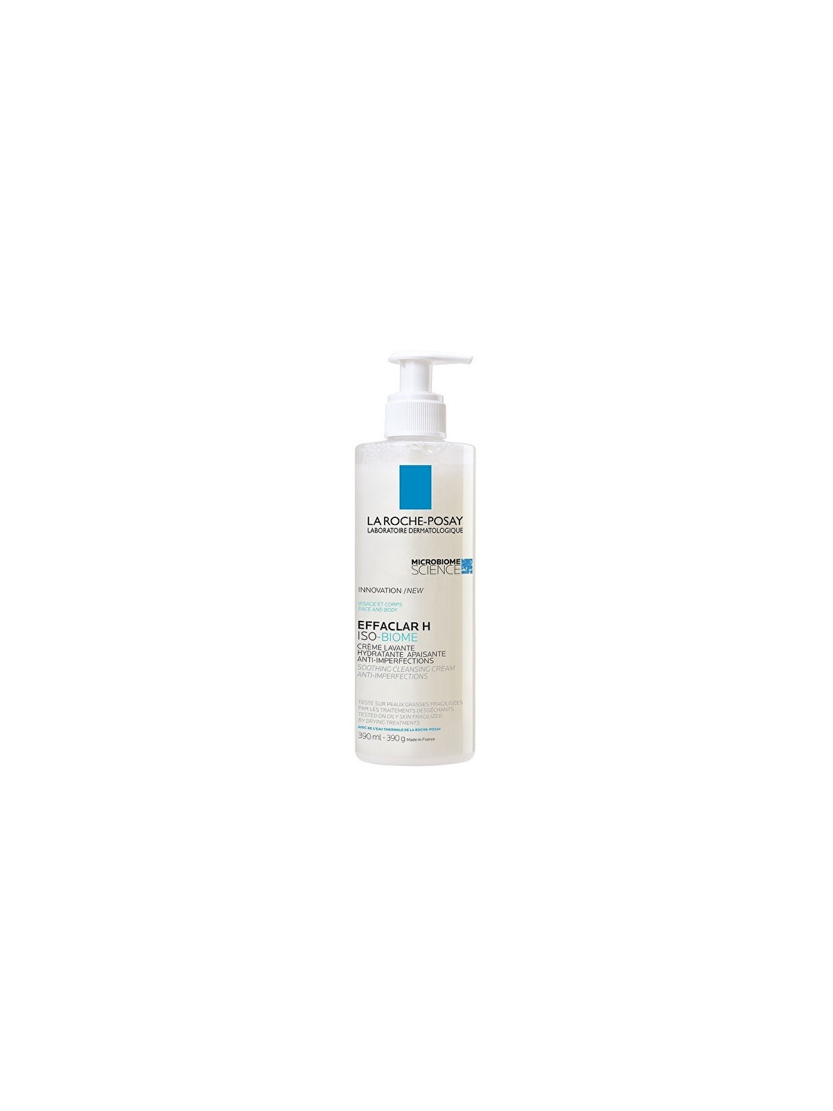 La RochePosay Effaclar H IsoBiome Soothing Cleansing Cream 390ml