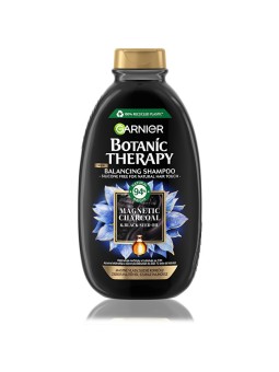 Shampoo al carbone magnetico e olio di semi neri capelli grassi con punte secche 400ml