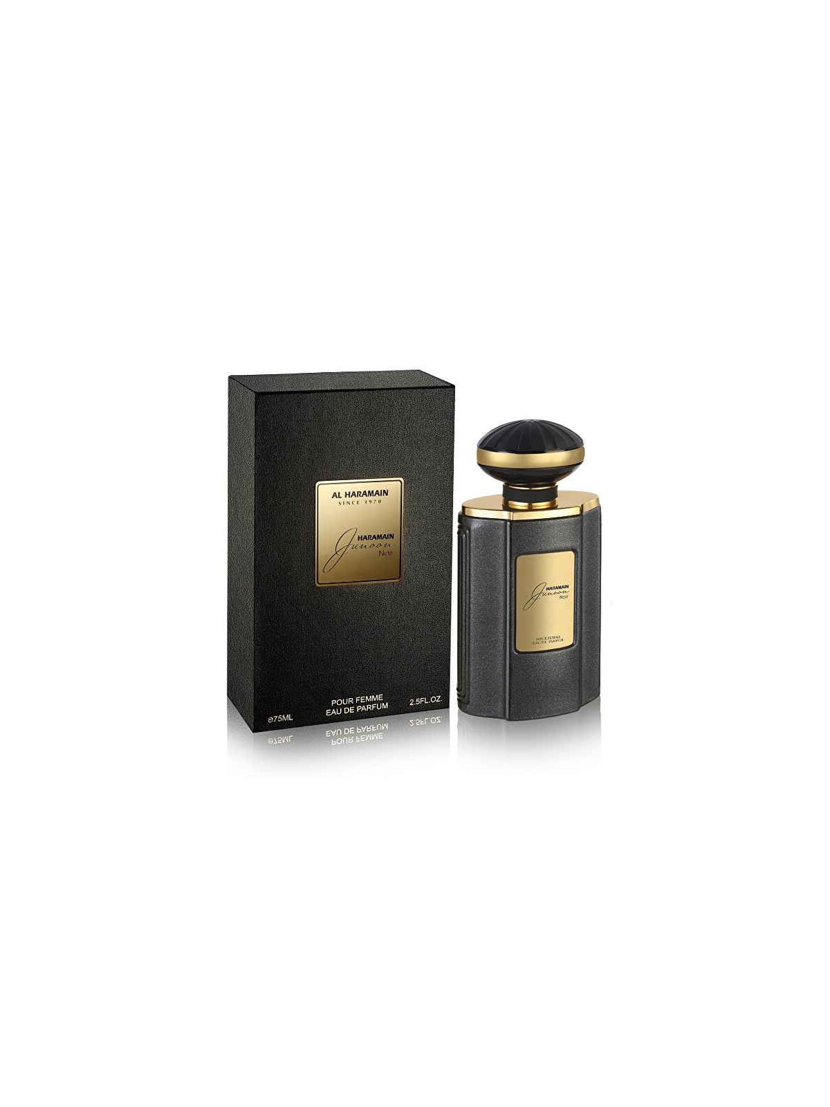 Al Haramain Junoon Noir eau de parfum donna 75ml