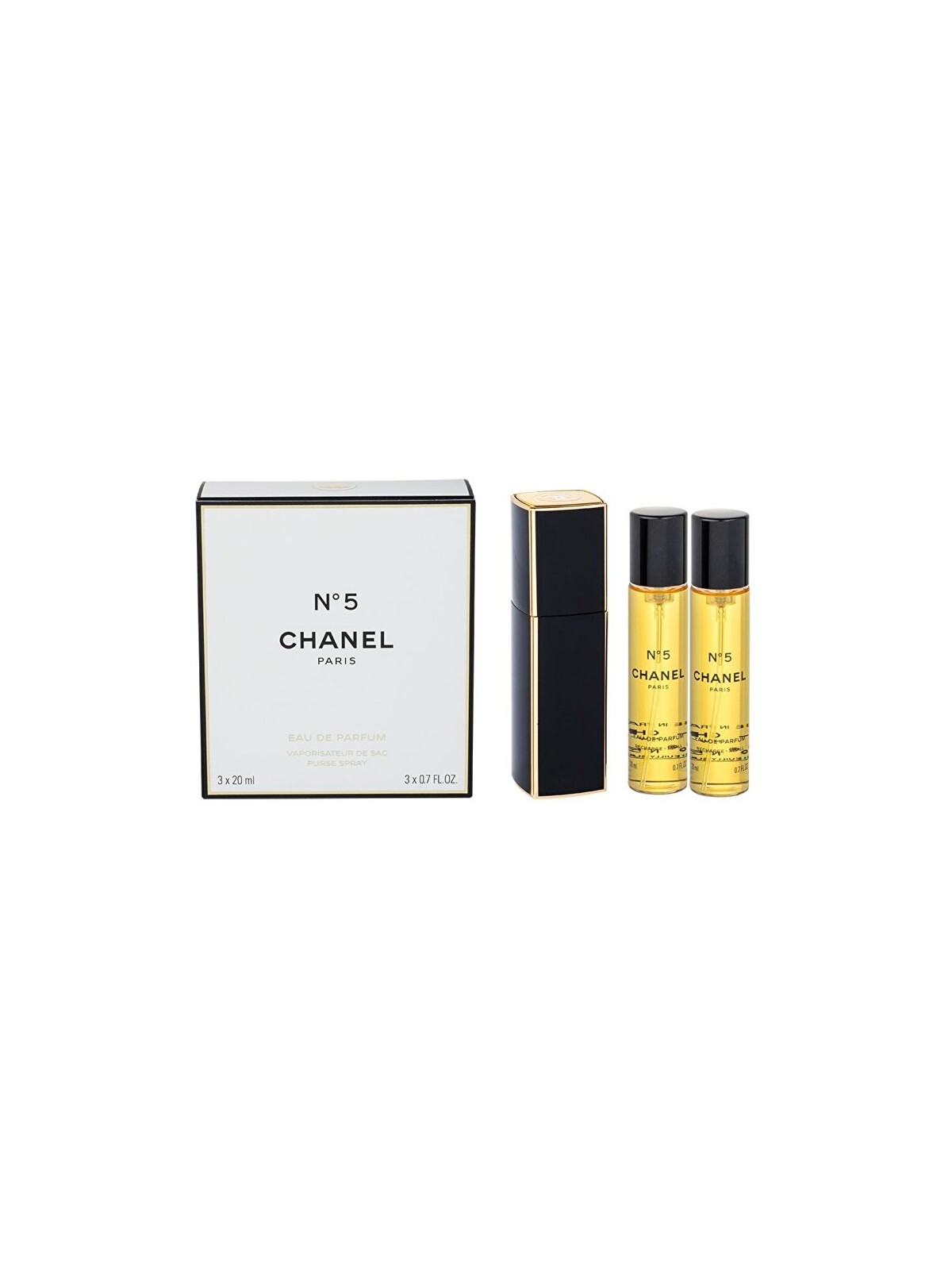 Chanel No.5 Twist and Spray 3x 20 ml EDP