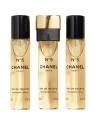 Chanel No 5 Giftset donna 60ml 3x eau de toilette Spray Refill 20Ml - Twist and Spray - Purse Spray