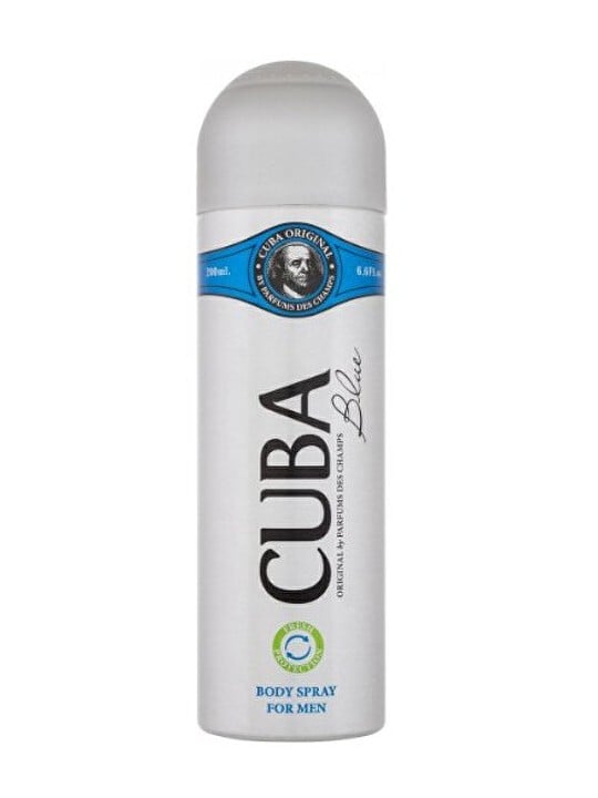 Cuba Blue Deospray for Men 200ml - Intense Freshness