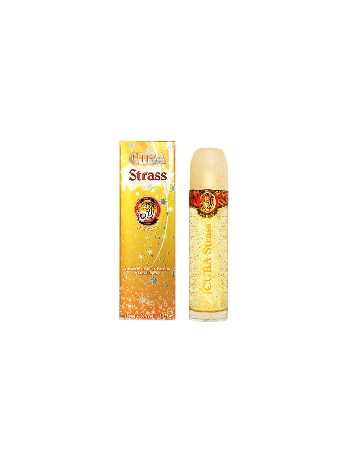 Profumo Cuba Cuba Strass Tiger Eau de Parfum Donna 100ml