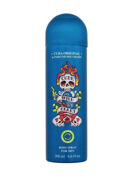Cuba Wildheart Deodorant VAPO 200ml uomo