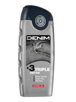Denim Gel doccia nero uomo 250ml