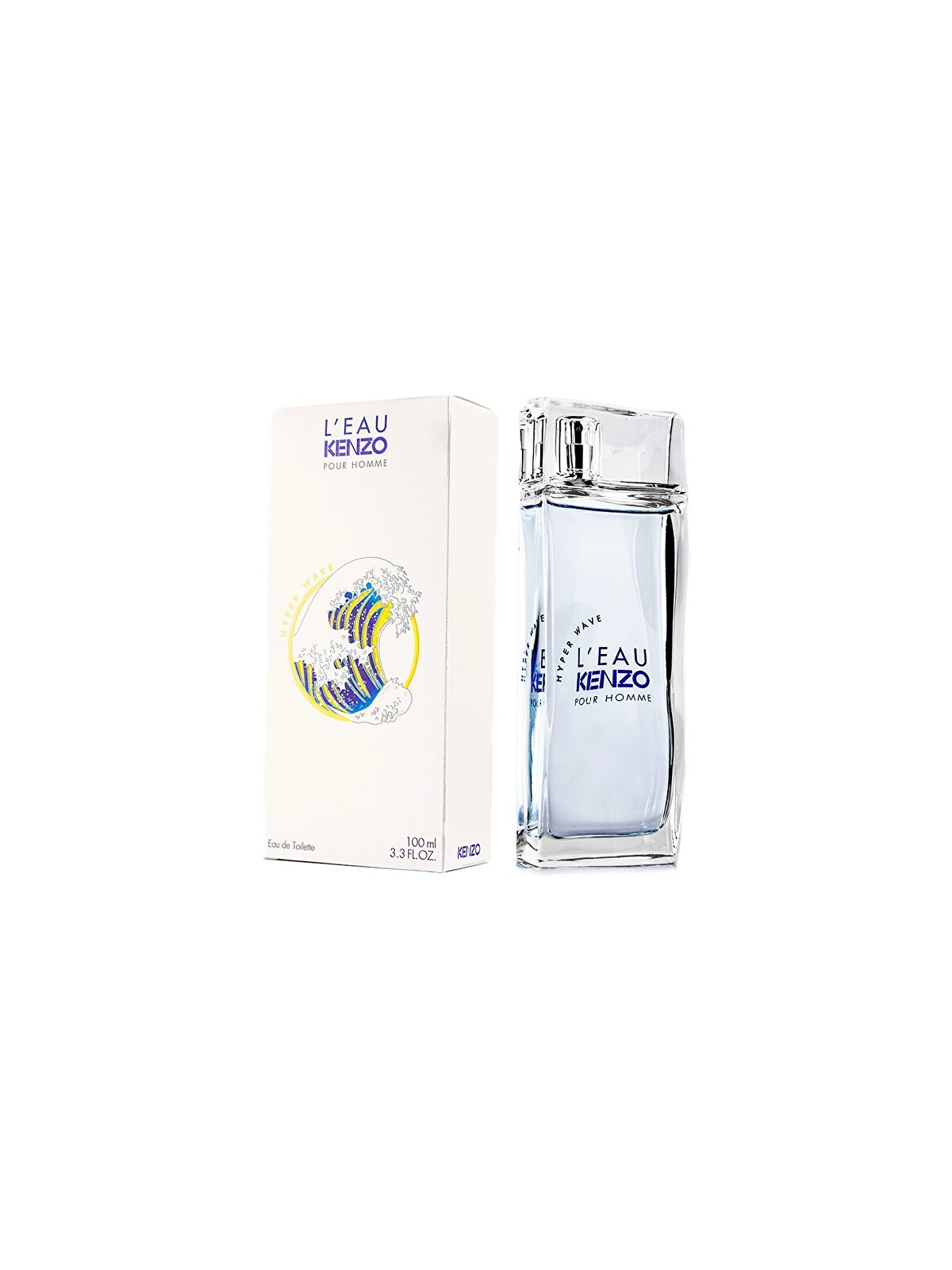 Kenzo L'Eau Hyper Wave Pour Homme eau de toilette Spray uomo 100ml