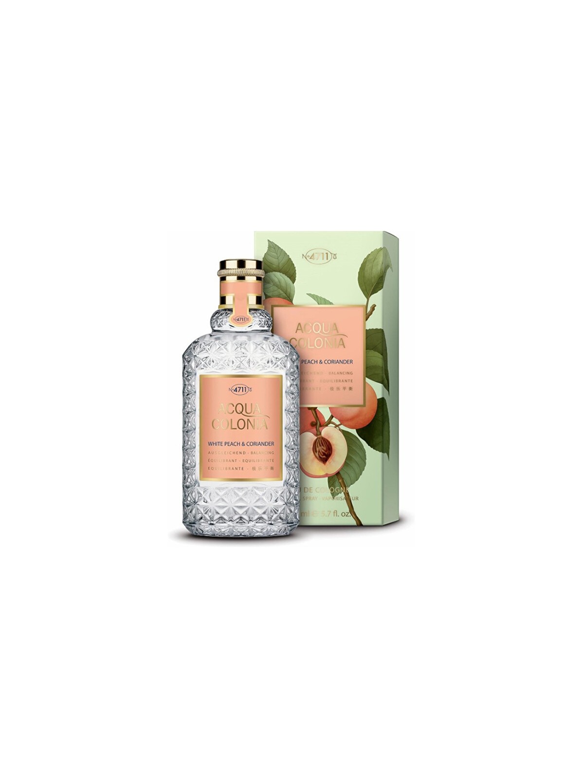 4711 Acqua Colonia White Peach & Coriander Eau de Cologne 50ml