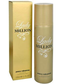 Paco Rabanne Lady Million Deodorante Spray per Donna 150ml