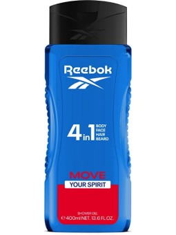 Gel doccia uomo Reebok Muovi il tuo spirito 400ml