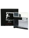 S. Ferragamo F By Ferragamo Black Eau de Toilette Spray Uomo 100ml