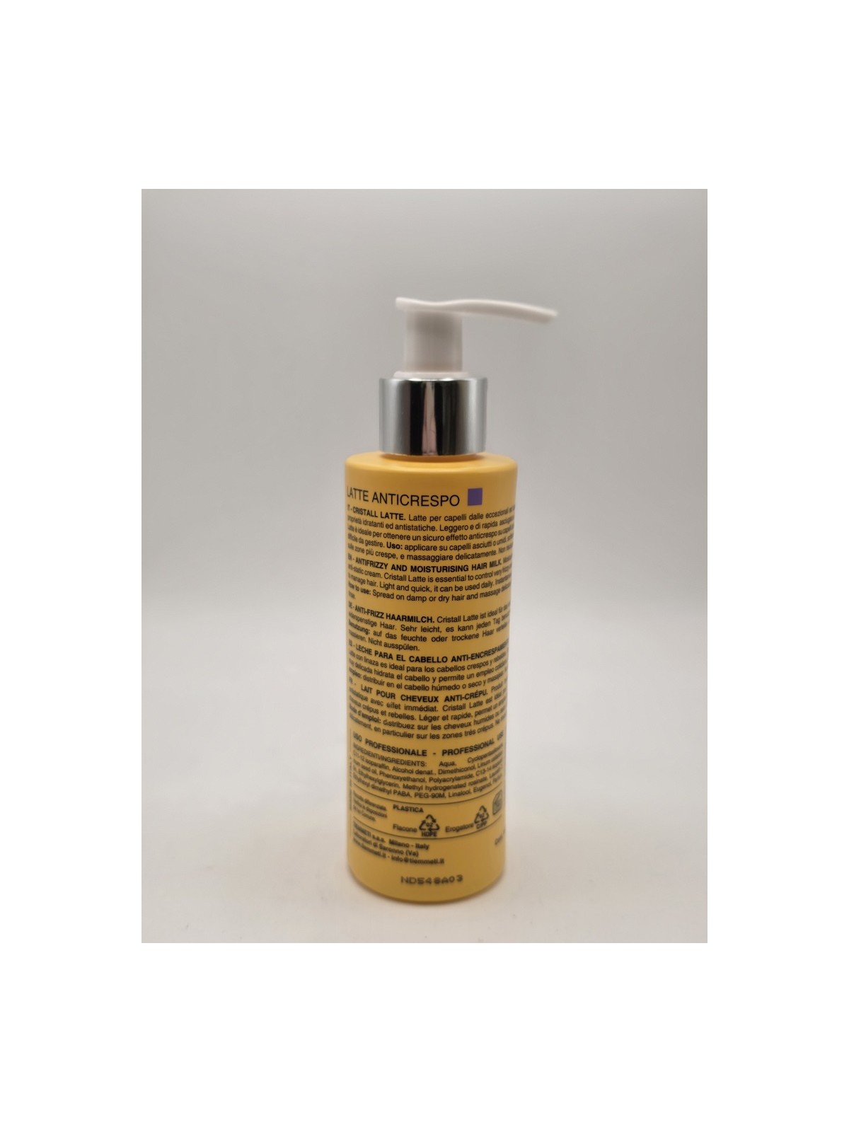 TMT Cristall Latte Anticrespo Semi di Lino 150ml – Latte Capelli Idratante Antistatico Tmt www.essenzetotalstyle.com 
