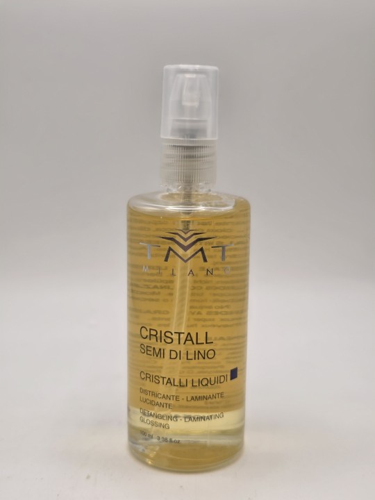 TMT Cristall Semi di Lino Cristalli Liquidi 100ml – Siero Lucidante Districante Anticrespo Tmt www.essenzetotalstyle.com 