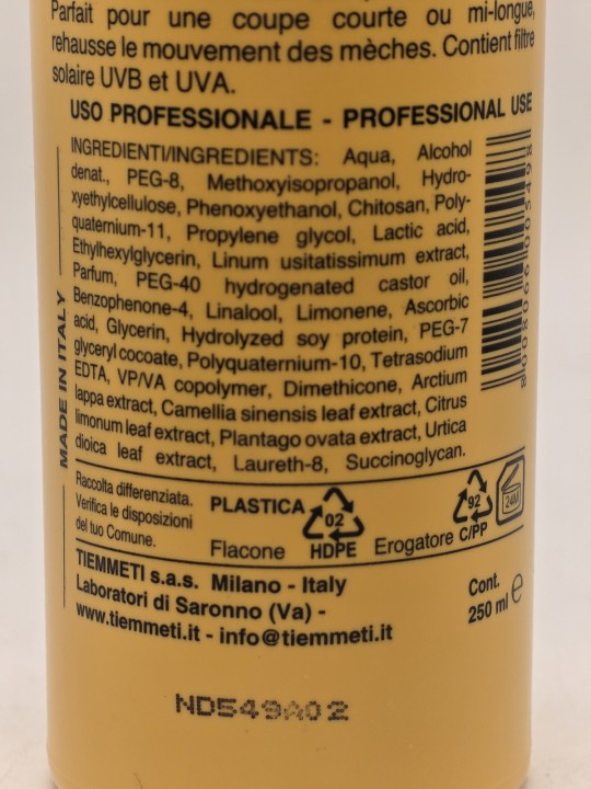 TMT Cristall Glaze Gel Semi di Lino 250ml – Gel Modellante Fissaggio Forte Effetto Bagnato Tmt www.essenzetotalstyle.com 